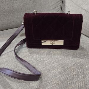 MOSSIMO Velvet Crossbody Bag
